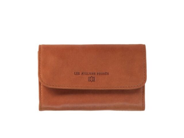 La Guêpe - Petite Maroquinerie - Porte monnaie en cuir fauve - B27