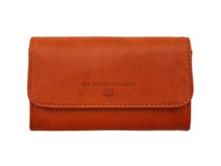 La Guêpe - Porte monnaie en cuir orange – B27