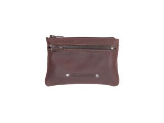 La Guêpe - Porte monnaie et carte en cuir cognac – 9106