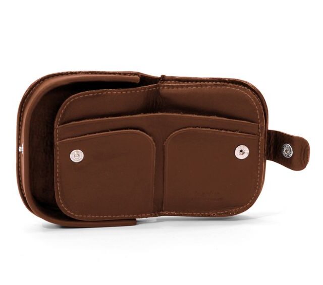 La Guêpe - Petite Maroquinerie - Porte-monnaie "fer à cheval" cuir gold - 702