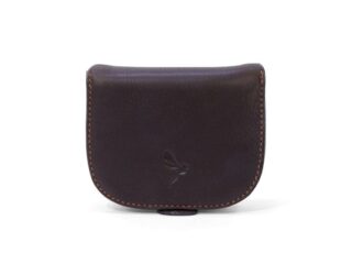 La Guêpe - Porte-monnaie fer à cheval cuir marron  702
