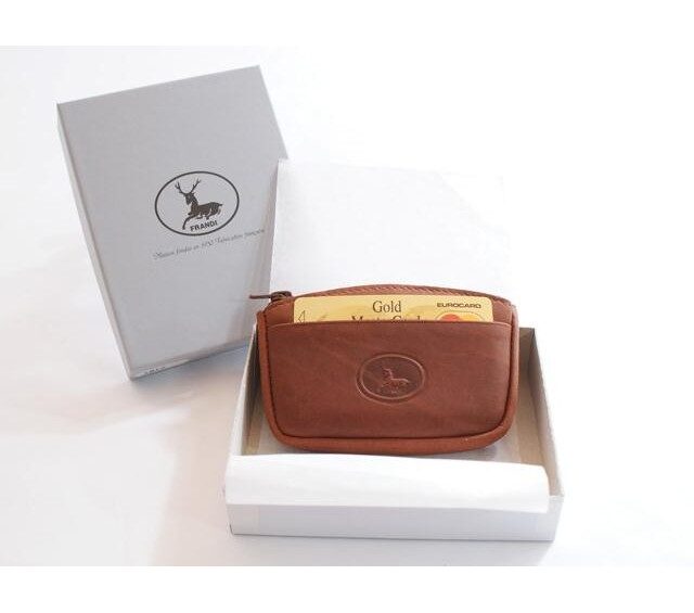 La Guêpe - Petite Maroquinerie - Porte-monnaie fermeture zippée cuir gold - 203