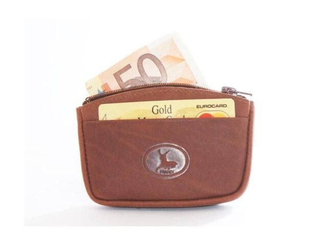 La Guêpe - Petite Maroquinerie - Porte-monnaie fermeture zippée cuir gold - 203