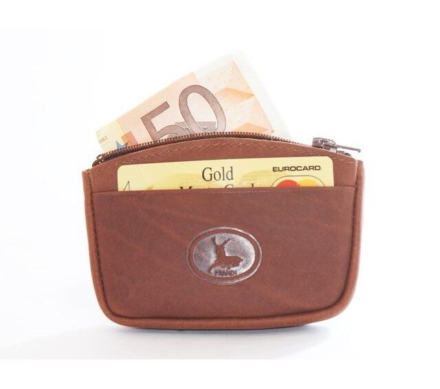 La Guêpe - Petite Maroquinerie - Porte-monnaie fermeture zippée cuir gold - 203