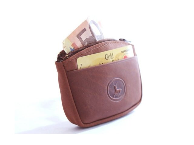 La Guêpe - Petite Maroquinerie - Porte-monnaie fermeture zippée cuir gold - 203