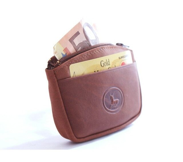 La Guêpe - Petite Maroquinerie - Porte-monnaie fermeture zippée cuir gold - 203