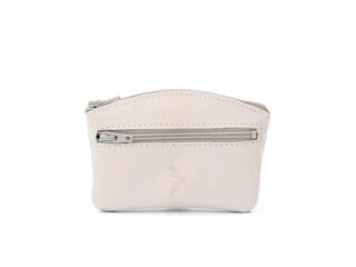 La Guêpe - Porte-monnaie fermeture zippée en cuir beige – 204