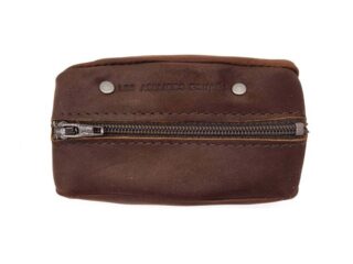 La Guêpe - Porte monnaie grain de café en cuir cognac – 9230
