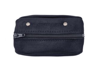 La Guêpe - Porte monnaie grain de café en cuir marine  9230