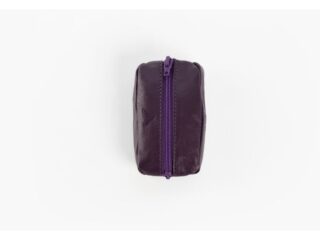 La Guêpe - Porte-monnaie grain de café Luxe tout cuir myrtille  PM-035-01
