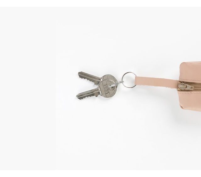 La Guêpe - Petite Maroquinerie - Porte-monnaie grain de café "Luxe" tout cuir rosa - PM-035-01