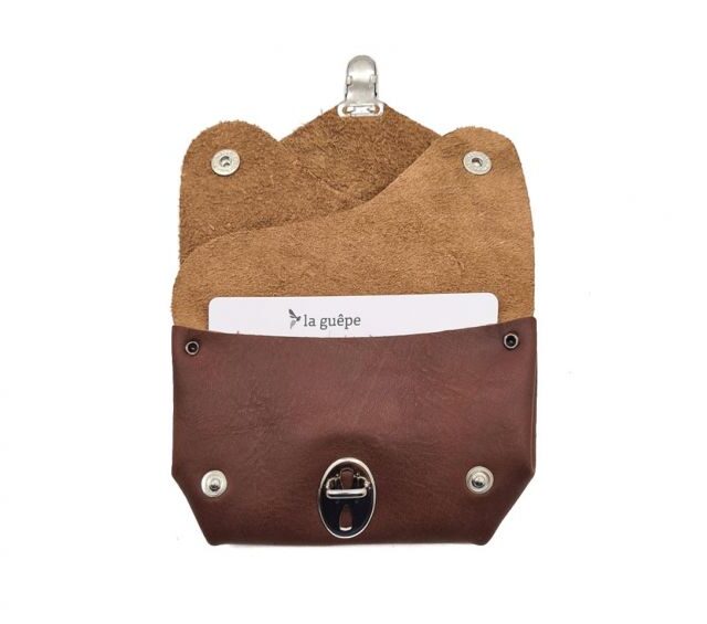 La Guêpe - Petite Maroquinerie - Porte-monnaie original en cuir gold - 414