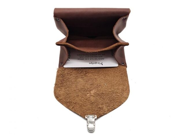 La Guêpe - Petite Maroquinerie - Porte-monnaie original en cuir gold - 414