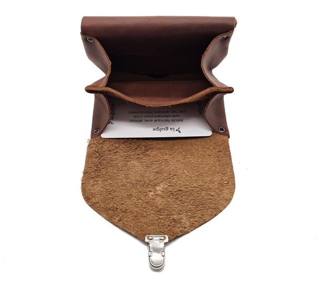 La Guêpe - Petite Maroquinerie - Porte-monnaie original en cuir gold - 414