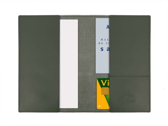 Lavoisier Maroquinier - Porte ordonnance A6 en cuir - PH508 Vert