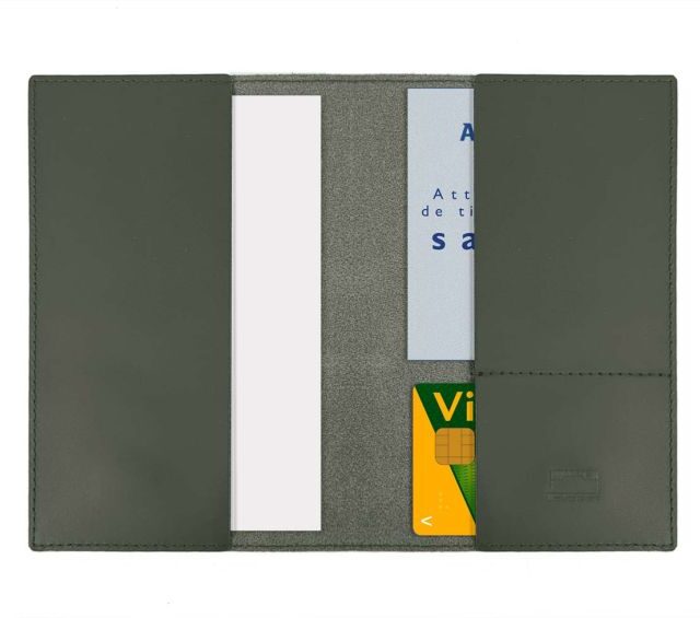 Lavoisier Maroquinier - Porte ordonnance A6 en cuir - PH508 Vert