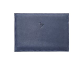 La Guêpe - Porte papier auto compact Luxe  tout cuir bleu  PM-003-01