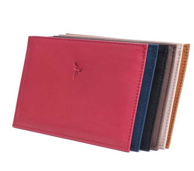 La Guêpe - Petite Maroquinerie - Porte papier auto compact "Luxe"  tout cuir marron - PM-003-01