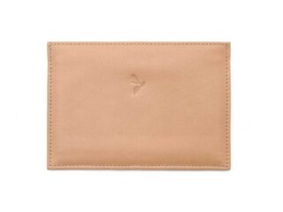 La Guêpe - Porte papier auto compact “Luxe” tout cuir nude – PM-003-01