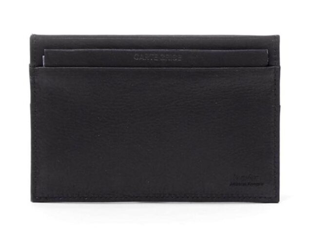 La Guêpe - Petite Maroquinerie - Porte-papier auto en cuir - noir - 248