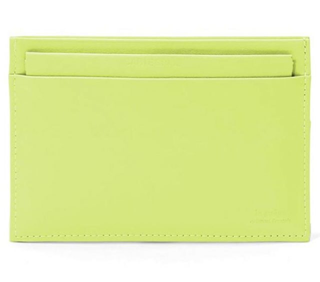 La Guêpe - Petite Maroquinerie - Porte-papier auto en cuir - anis - 248