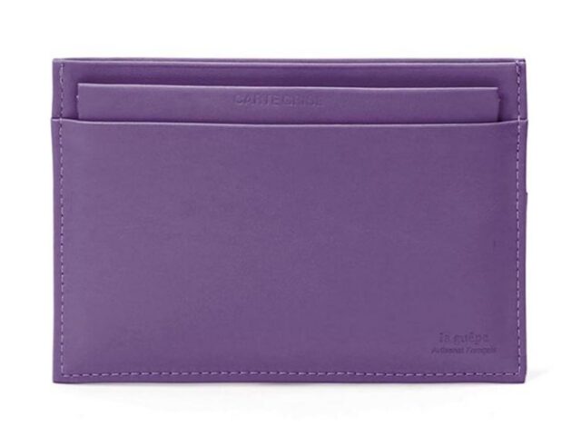 La Guêpe - Petite Maroquinerie - Porte-papier auto en cuir - violet - 248