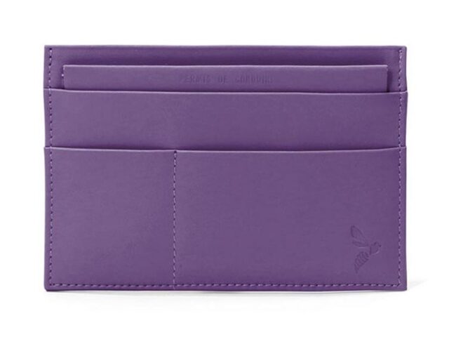 La Guêpe - Porte-papier auto en cuir – violet – 248
