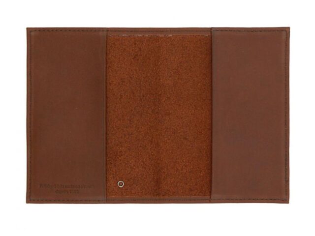 La Guêpe - Petite Maroquinerie - Porte passeport en cuir fauve - B41