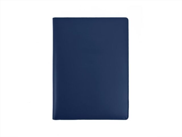 LAVOISIER Maroquinier - Porte signature A4 en cuir bleu – PS500