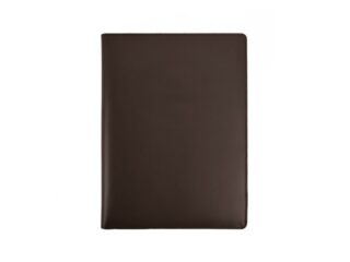 LAVOISIER Maroquinier - Porte signature A4 en cuir marron foncé  PS500