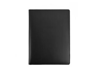 LAVOISIER Maroquinier - Porte signature A4 en cuir noir – PS500