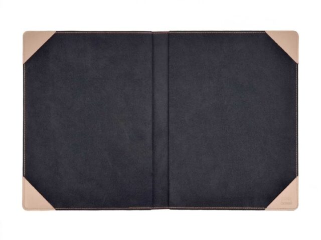 Lavoisier Maroquinier - Porte signature A4 en cuir rose - PS500