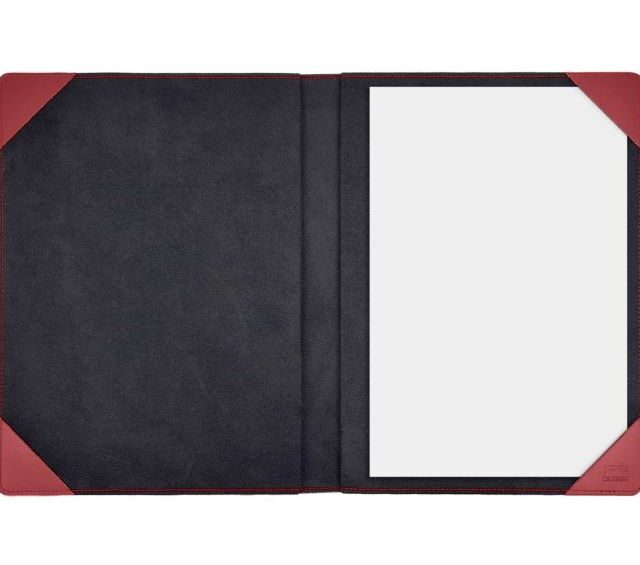 Lavoisier Maroquinier - Porte signature A4 en cuir rouge - PS500
