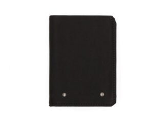 La Guêpe - Portefeuille 2 volets anti-rfid en cuir noir – 958 X