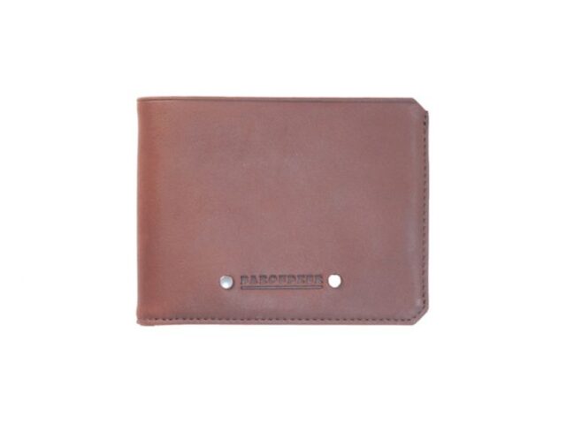 La Guêpe - Petite Maroquinerie - Portefeuille anti-RFID en cuir cognac - 9110 X