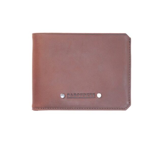 La Guêpe - Petite Maroquinerie - Portefeuille anti-RFID en cuir cognac - 9110 X