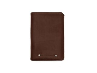 La Guêpe - Portefeuille anti-RFID en cuir cognac – 9120 X