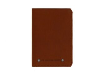 La Guêpe - Portefeuille anti-RFID en cuir cognac – 949 X
