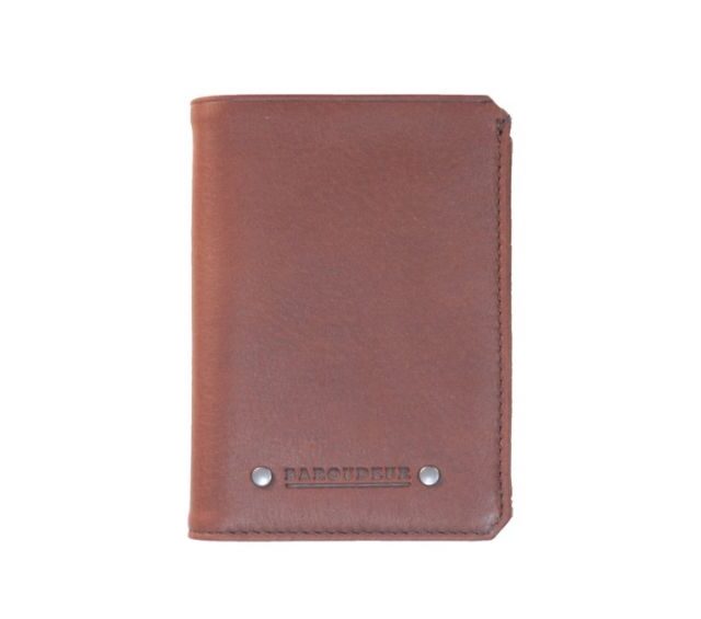 La Guêpe - Petite Maroquinerie - Portefeuille anti-RFID en cuir cognac - 949 X