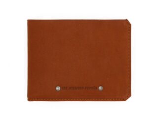 La Guêpe - Portefeuille anti-RFID en cuir fauve  9110 X