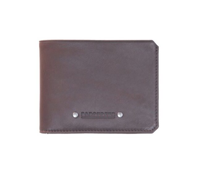 La Guêpe - Petite Maroquinerie - Portefeuille anti-RFID en cuir marron foncé - 9110 X