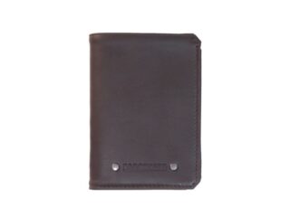 La Guêpe - Portefeuille anti-RFID en cuir marron foncé  949 X