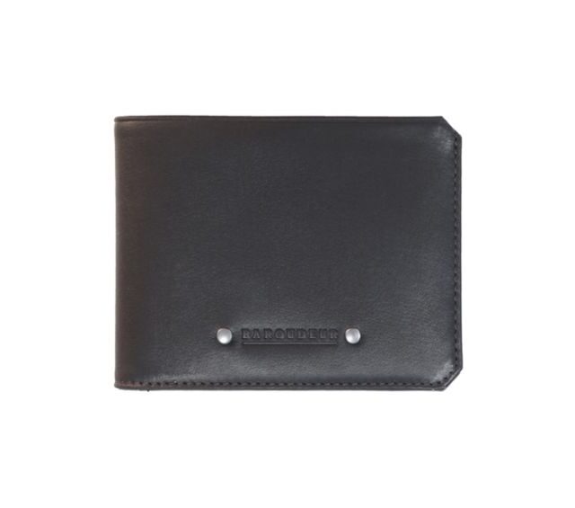 La Guêpe - Petite Maroquinerie - Portefeuille anti-RFID en cuir noir - 9110 X