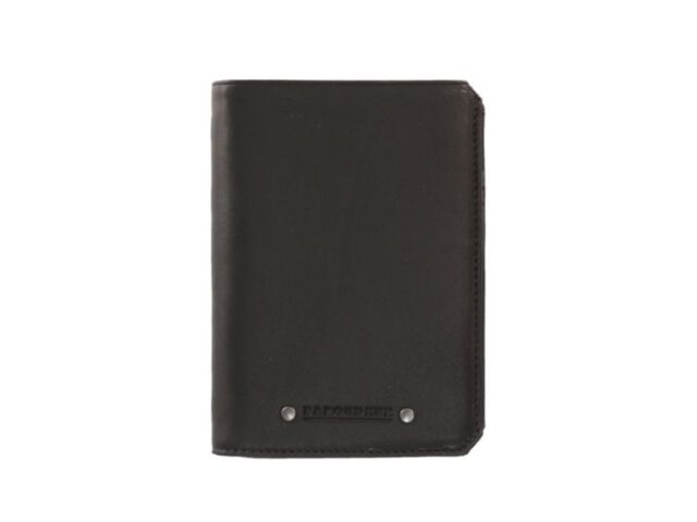 La Guêpe - Petite Maroquinerie - Portefeuille anti-RFID en cuir noir - 9120 X