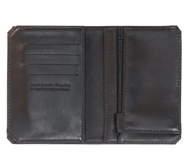 La Guêpe - Petite Maroquinerie - Portefeuille anti-RFID en cuir noir - 949 X