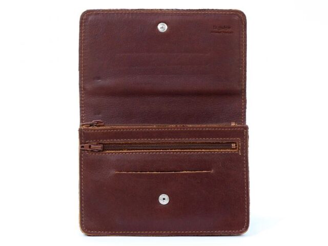 La Guêpe - Petite Maroquinerie - Portefeuille avec passant ceinture cuir gold - 036