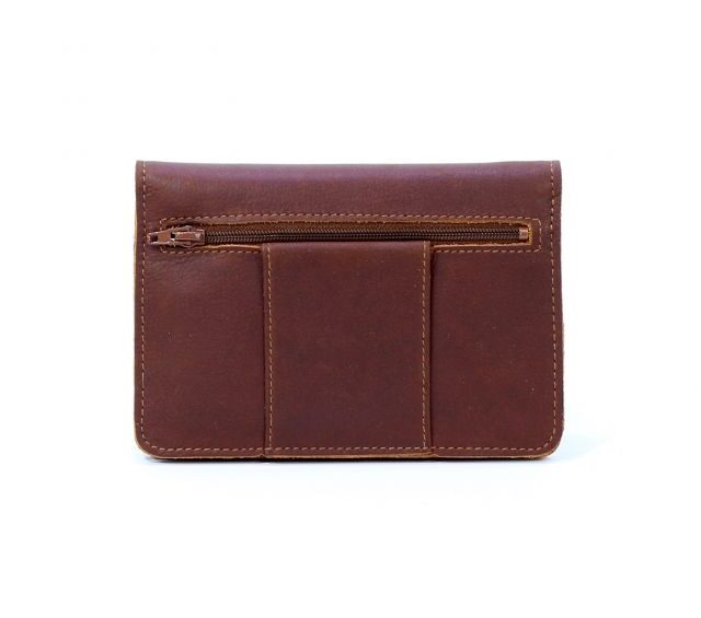 La Guêpe - Petite Maroquinerie - Portefeuille avec passant ceinture cuir gold - 036