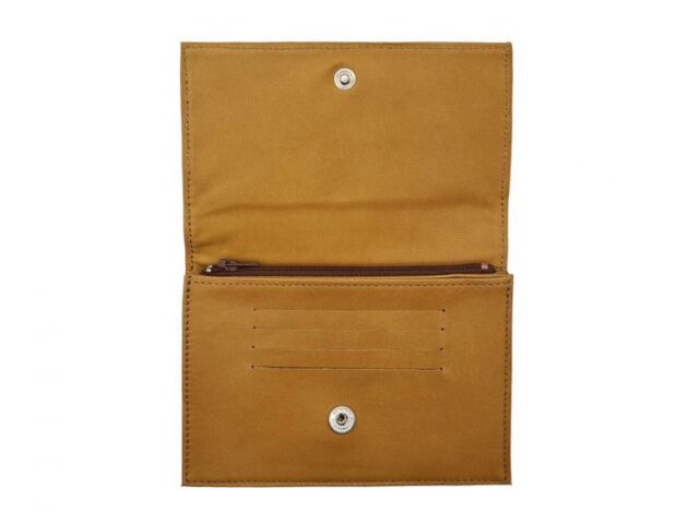 La Guêpe - Petite Maroquinerie - Portefeuille ceinture avec passant - "Luxe" en cuir gold - PM-014-01