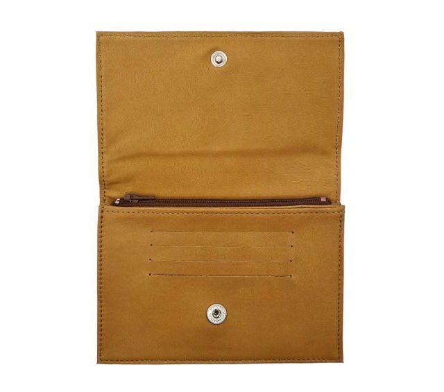 La Guêpe - Petite Maroquinerie - Portefeuille ceinture avec passant - "Luxe" en cuir gold - PM-014-01