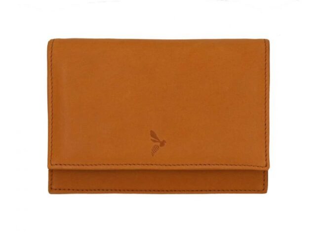 La Guêpe - Petite Maroquinerie - Portefeuille ceinture avec passant - "Luxe" en cuir gold - PM-014-01